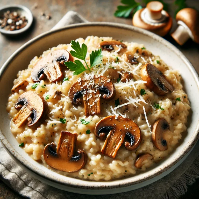 Kremalı Mantarlı Risotto Tarifi